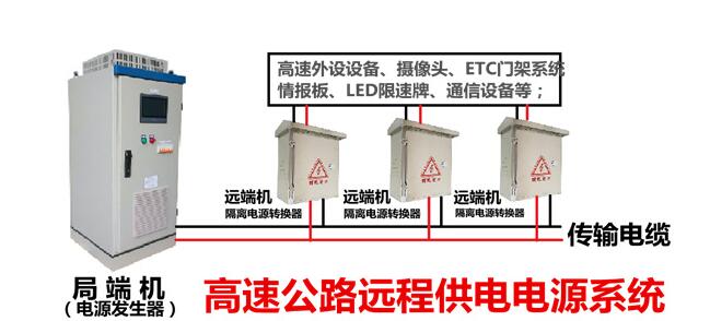 远程供电系统原理图 远程供电系统原理图